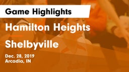 Hamilton Heights  vs Shelbyville Game Highlights - Dec. 28, 2019