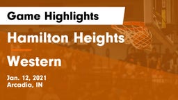 Hamilton Heights  vs Western  Game Highlights - Jan. 12, 2021