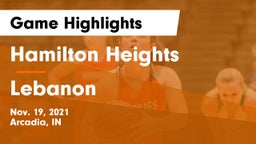 Hamilton Heights  vs Lebanon  Game Highlights - Nov. 19, 2021