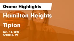 Hamilton Heights  vs Tipton Game Highlights - Jan. 14, 2023