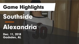 Southside  vs Alexandria  Game Highlights - Dec. 11, 2018