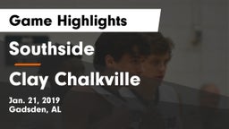 Southside  vs Clay Chalkville Game Highlights - Jan. 21, 2019
