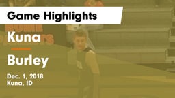 Kuna  vs Burley  Game Highlights - Dec. 1, 2018