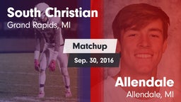 Matchup: South Christian vs. Allendale  2016