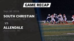 Recap: South Christian  vs. Allendale  2016