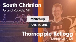 Matchup: South Christian vs. Thornapple Kellogg  2016