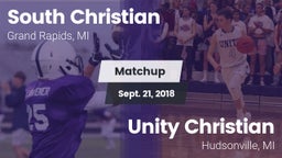 Matchup: South Christian vs. Unity Christian  2018