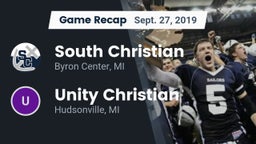 Recap: South Christian  vs. Unity Christian  2019