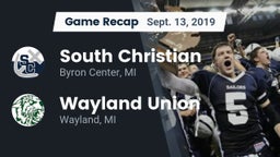 Recap: South Christian  vs. Wayland Union  2019