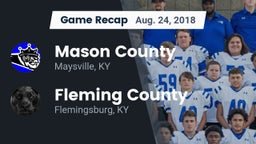 Recap: Mason County  vs. Fleming County  2018