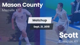 Matchup: Mason County High vs. Scott  2018