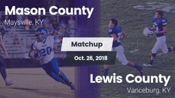 Matchup: Mason County High vs. Lewis County  2018