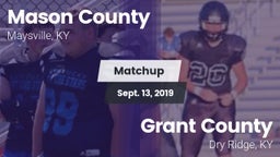 Matchup: Mason County High vs. Grant County  2019