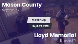 Matchup: Mason County High vs. Lloyd Memorial  2019
