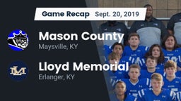 Recap: Mason County  vs. Lloyd Memorial  2019