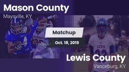 Matchup: Mason County High vs. Lewis County  2019