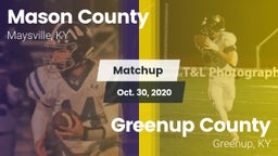 Matchup: Mason County High vs. Greenup County  2020