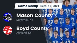 Recap: Mason County  vs. Boyd County  2021