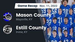 Recap: Mason County  vs. Estill County  2022