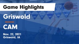 Griswold  vs CAM  Game Highlights - Nov. 22, 2021