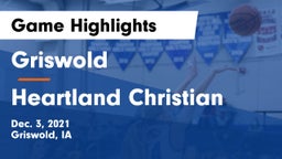 Griswold  vs Heartland Christian Game Highlights - Dec. 3, 2021