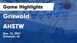 Griswold  vs AHSTW  Game Highlights - Dec. 13, 2021