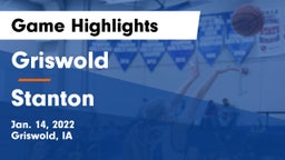 Griswold  vs Stanton  Game Highlights - Jan. 14, 2022