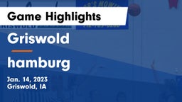 Griswold  vs hamburg Game Highlights - Jan. 14, 2023