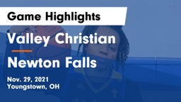 Valley Christian  vs Newton Falls  Game Highlights - Nov. 29, 2021