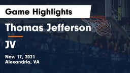Thomas Jefferson  vs JV Game Highlights - Nov. 17, 2021