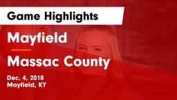 Mayfield  vs Massac County Game Highlights - Dec. 4, 2018