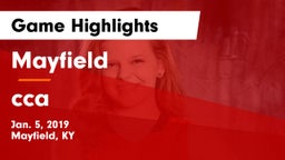 Mayfield  vs cca Game Highlights - Jan. 5, 2019