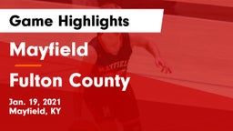 Mayfield  vs Fulton County Game Highlights - Jan. 19, 2021