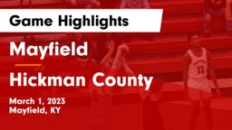 Mayfield  vs Hickman County Game Highlights - March 1, 2023