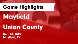 Mayfield  vs Union County  Game Highlights - Dec. 28, 2023