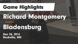 Richard Montgomery  vs Bladensburg  Game Highlights - Dec 26, 2016
