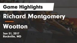 Richard Montgomery  vs Wootton  Game Highlights - Jan 31, 2017
