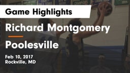 Richard Montgomery  vs Poolesville  Game Highlights - Feb 10, 2017