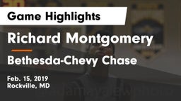 Richard Montgomery  vs Bethesda-Chevy Chase  Game Highlights - Feb. 15, 2019