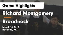 Richard Montgomery  vs Broadneck  Game Highlights - March 14, 2019