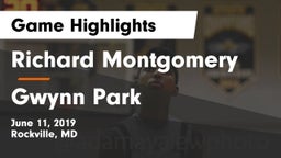 Richard Montgomery  vs Gwynn Park  Game Highlights - June 11, 2019