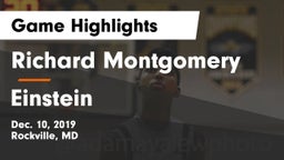 Richard Montgomery  vs Einstein  Game Highlights - Dec. 10, 2019