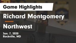 Richard Montgomery  vs Northwest  Game Highlights - Jan. 7, 2020