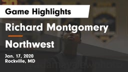 Richard Montgomery  vs Northwest  Game Highlights - Jan. 17, 2020