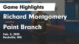 Richard Montgomery  vs Paint Branch  Game Highlights - Feb. 5, 2020