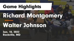 Richard Montgomery  vs Walter Johnson Game Highlights - Jan. 10, 2022