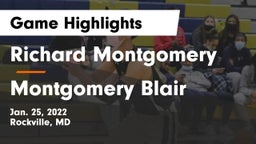 Richard Montgomery  vs Montgomery Blair  Game Highlights - Jan. 25, 2022