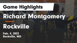 Richard Montgomery  vs Rockville Game Highlights - Feb. 4, 2022