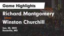 Richard Montgomery  vs Winston Churchill  Game Highlights - Jan. 20, 2023