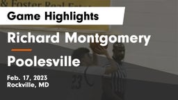 Richard Montgomery  vs Poolesville  Game Highlights - Feb. 17, 2023